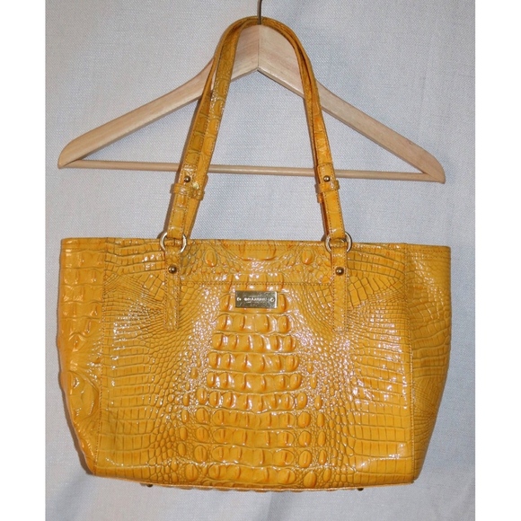yellow brahmin purse